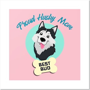 Husky Mom Posters and Art